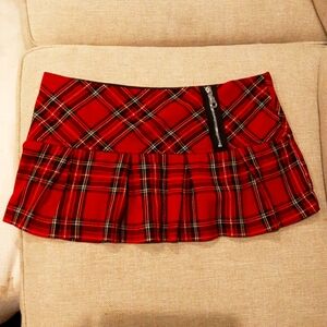 Halloween - Wet Seal plaid school girl skirt size Medium
